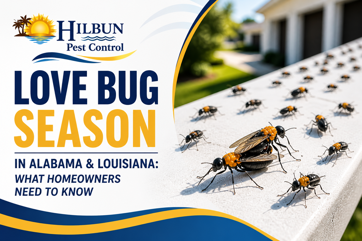 Love Bug Season in Alabama & Louisiana: What Homeowners Need to Know