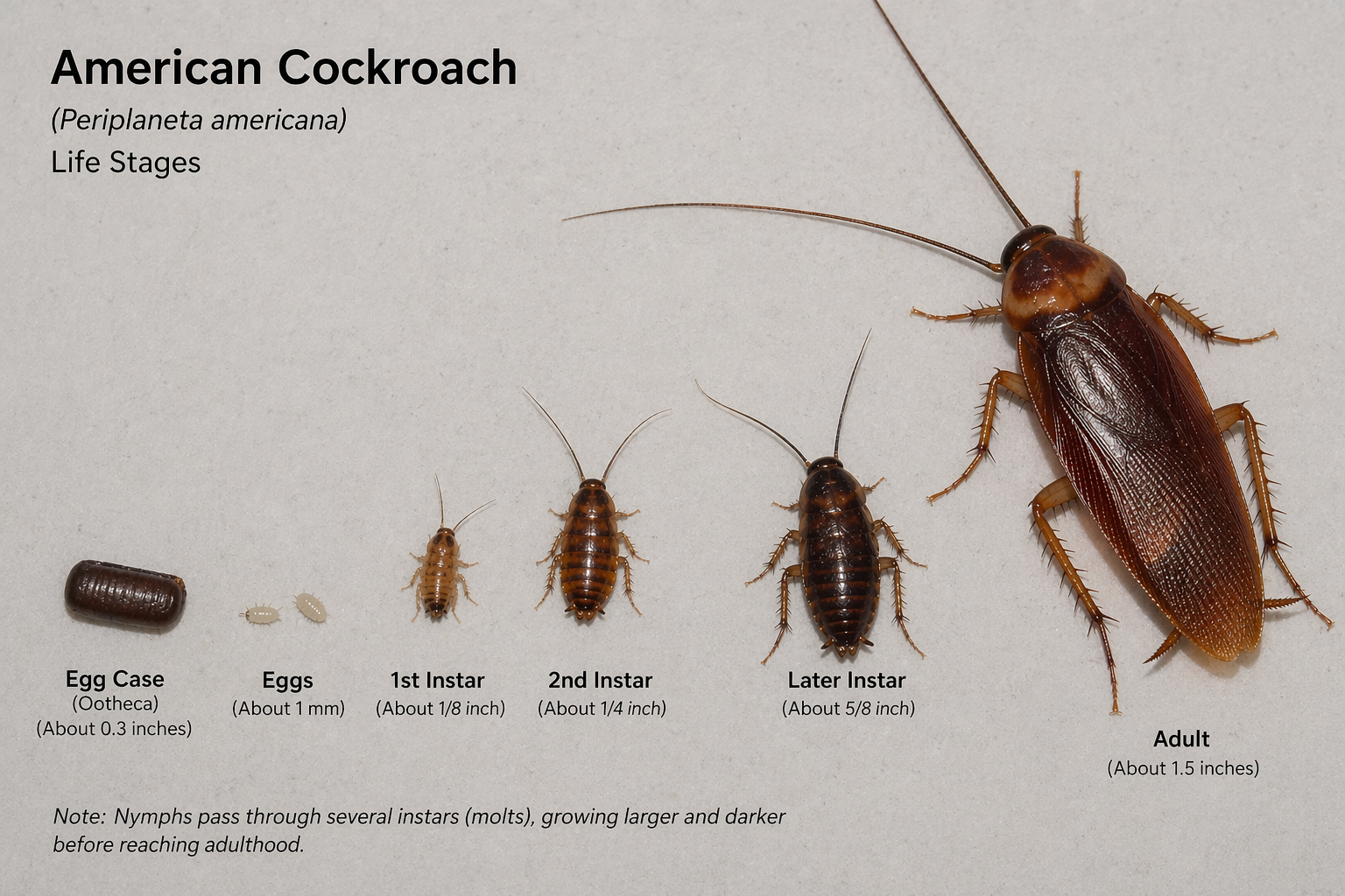 American Roaches vs. Asian Roaches vs. German Roaches: What's the Difference?