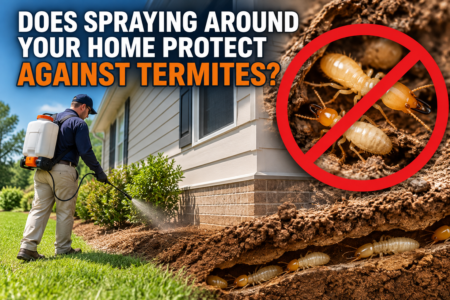 Does Spraying Around Your Home Protect Against Termites?