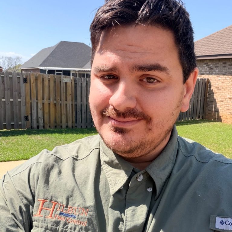 Steve Hilbun, local owner of Hilbun Pest Services in Daphne Alabama, providing expert termite and pest control services