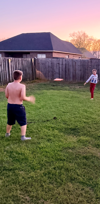  Family enjoying pest-free yard in Fairhope AL