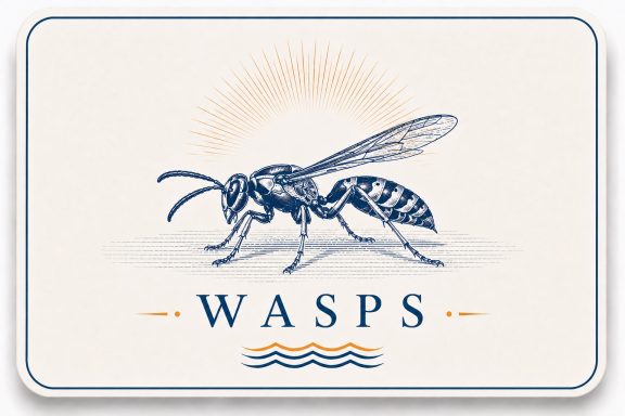 Wasp Control in Bay Minette, AL | Hilbun Pest Control Vintage wasp pest control card by Hilbun Pest Control in Bay Minette, Alabama.