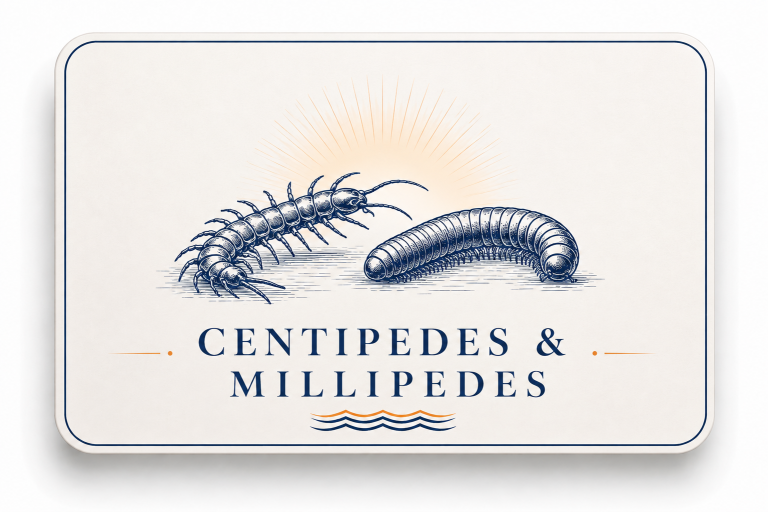 Centipede & Millipede Control in Baton Rouge, Louisiana Illustration representing centipede and millipede control services in Baton Rouge, Louisiana.