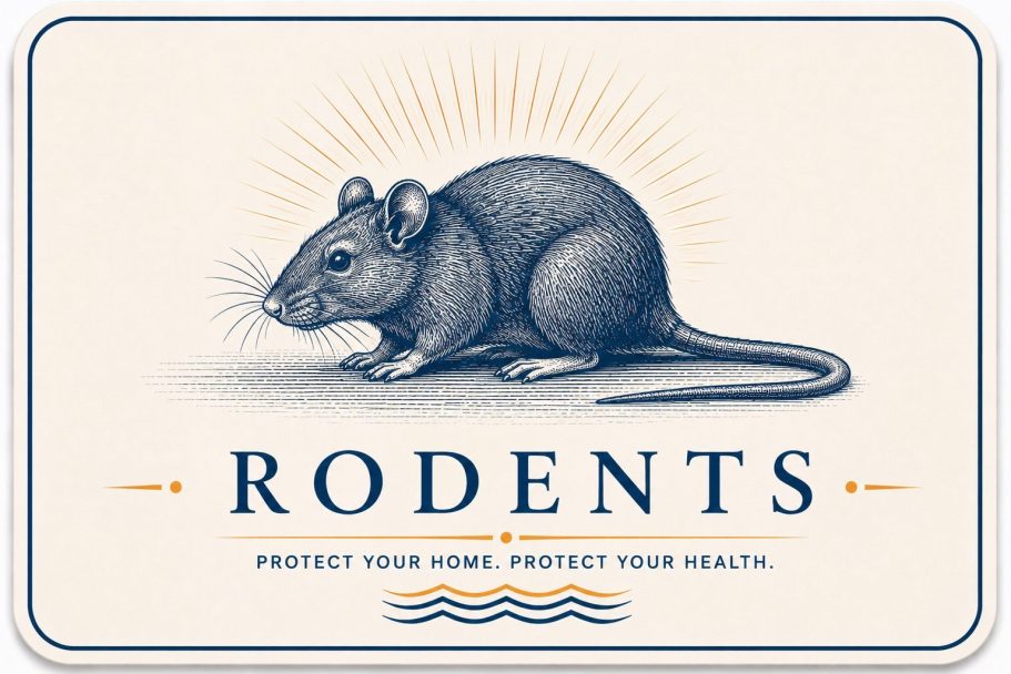 Rodent Control in Gonzales, Louisiana Illustrated rodent representing rat and mouse problems around homes and businesses in Gonzales, Louisiana.
