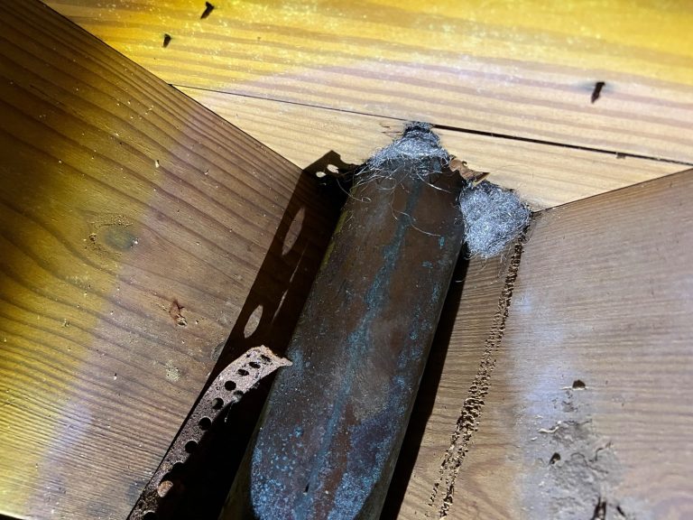 Hilbun Pest Control tech performs rodent exclusion under house in Fairhope, AL