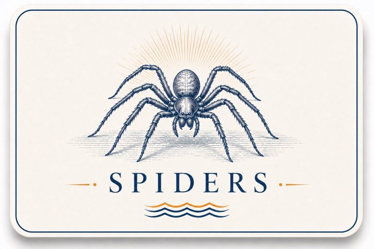 Spider Control in Daphne, AL Spider control card for Hilbun Pest Control featuring spider treatment around homes in Daphne, Alabama.
